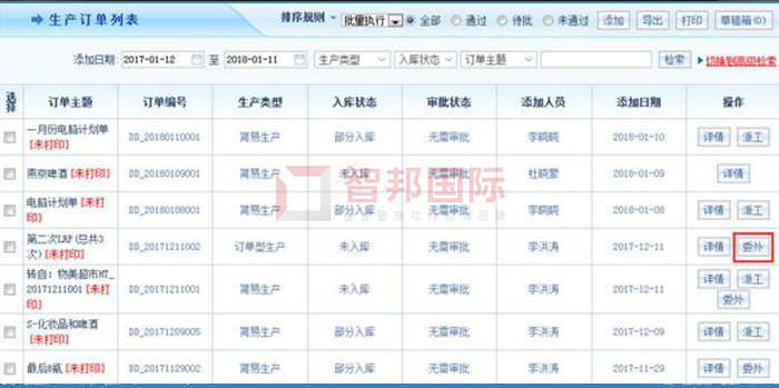 三金伟业成功签约智邦国际ERP系统，合同订单直接转生产订单
