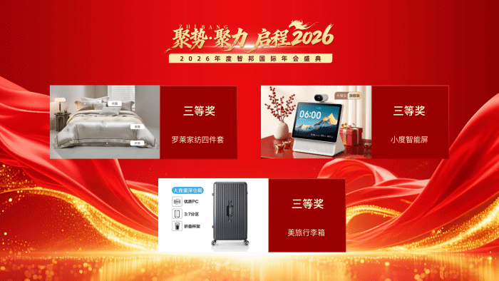 聚势 聚力 启程2026！智邦国际2026年会盛典成功举办